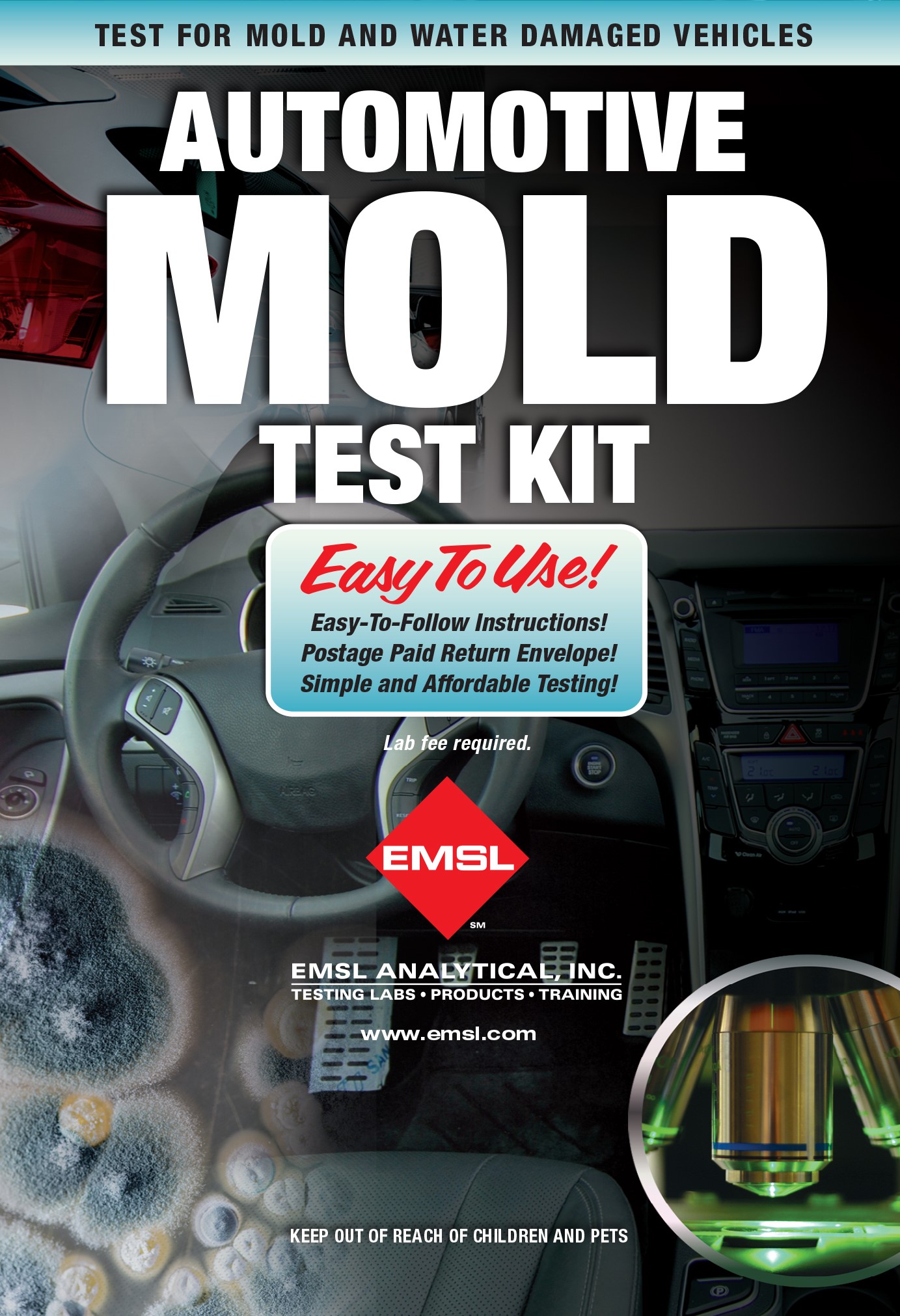 Automotive Mold & Water Damage Test Kit