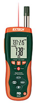 Extech HD500 digital psychro- meter w/ IR thermometer