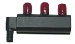 Manifold 3 way tube holder